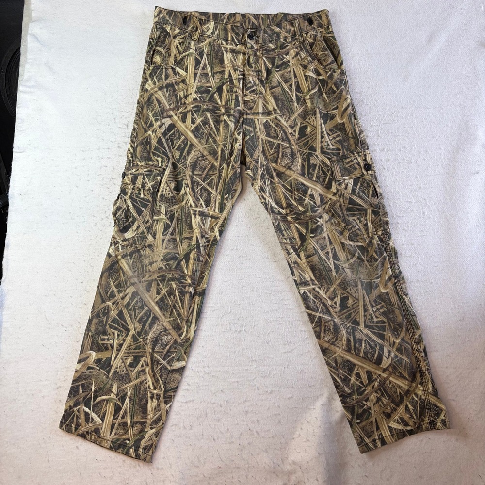 Ultra Club Cargo Pants Mens 36 Brown Advantage Wetlands Camo Hunting Outdoor